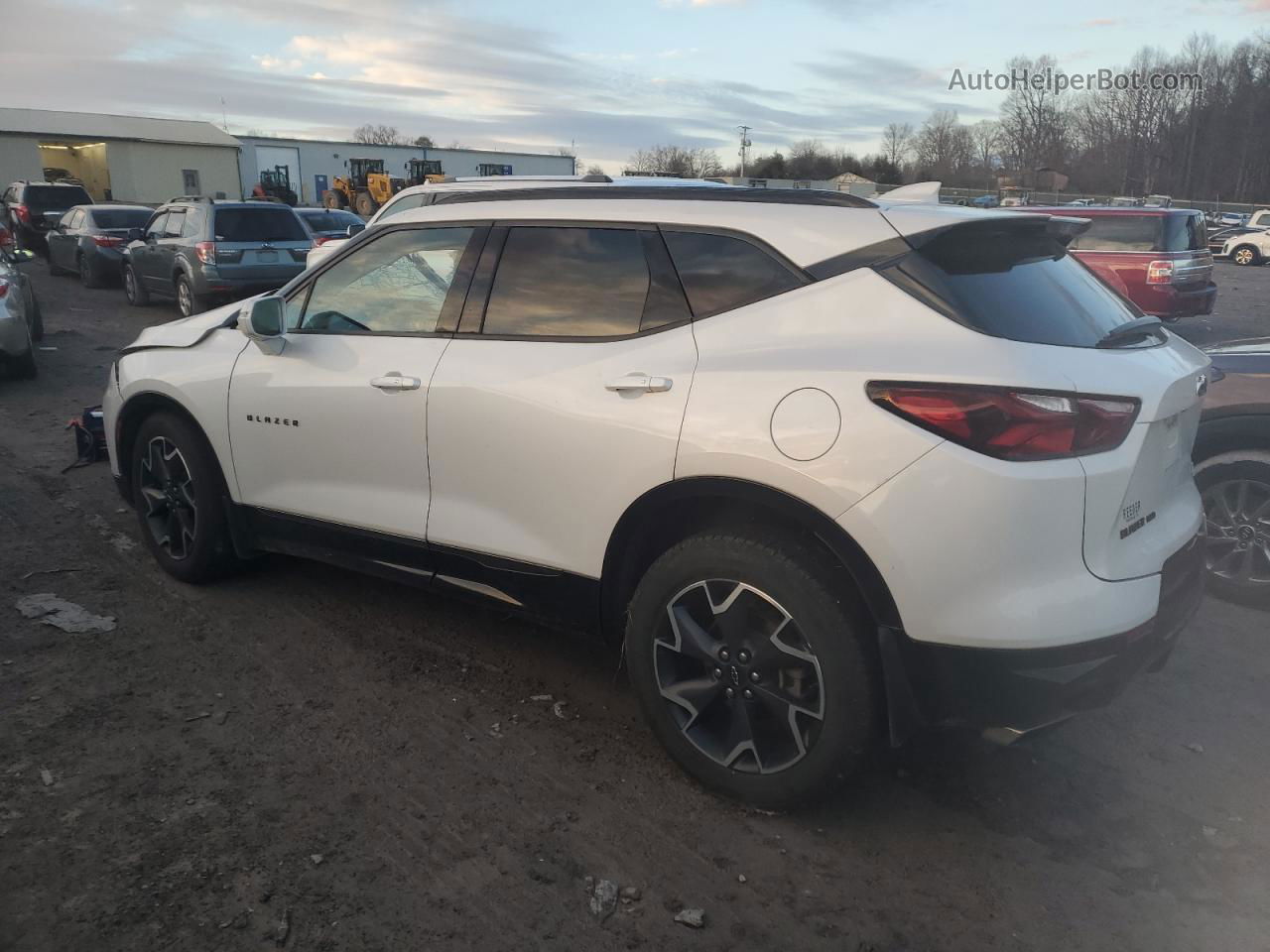 2020 Chevrolet Blazer Rs White vin: 3GNKBKRS0LS649045