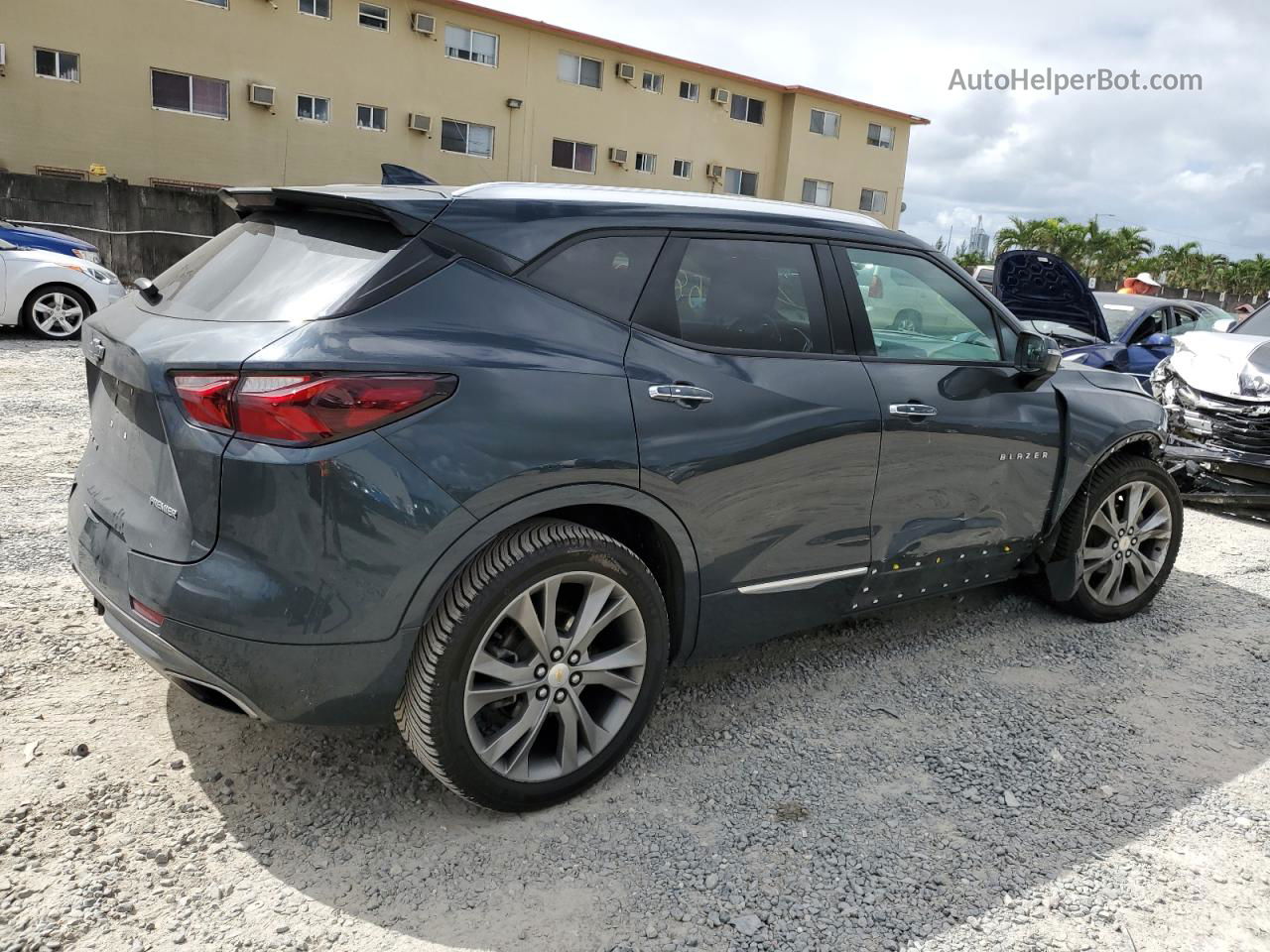 2019 Chevrolet Blazer Premier Gray vin: 3GNKBKRS2KS660806