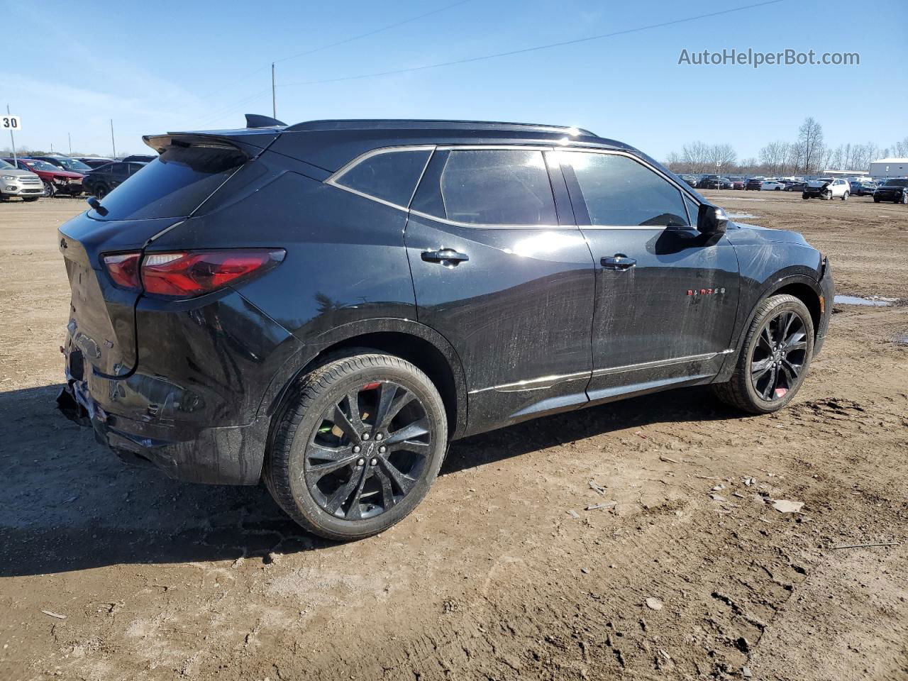 2020 Chevrolet Blazer Rs Black vin: 3GNKBKRS2LS722075