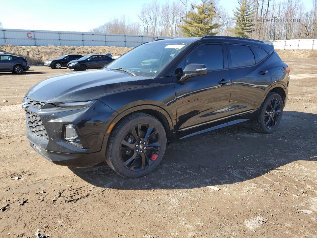 2020 Chevrolet Blazer Rs Black vin: 3GNKBKRS2LS722075