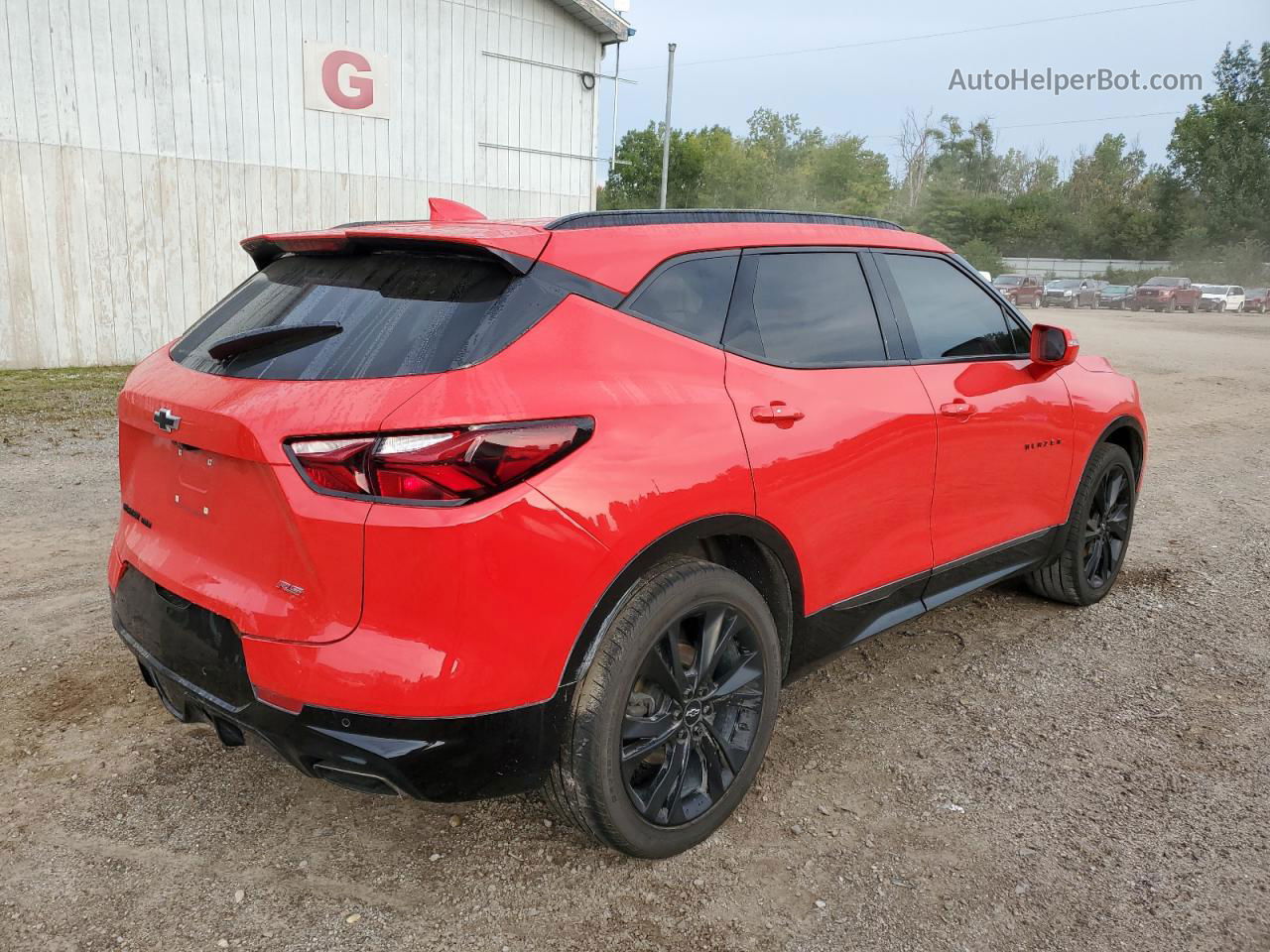 2020 Chevrolet Blazer Rs Красный vin: 3GNKBKRS3LS684744