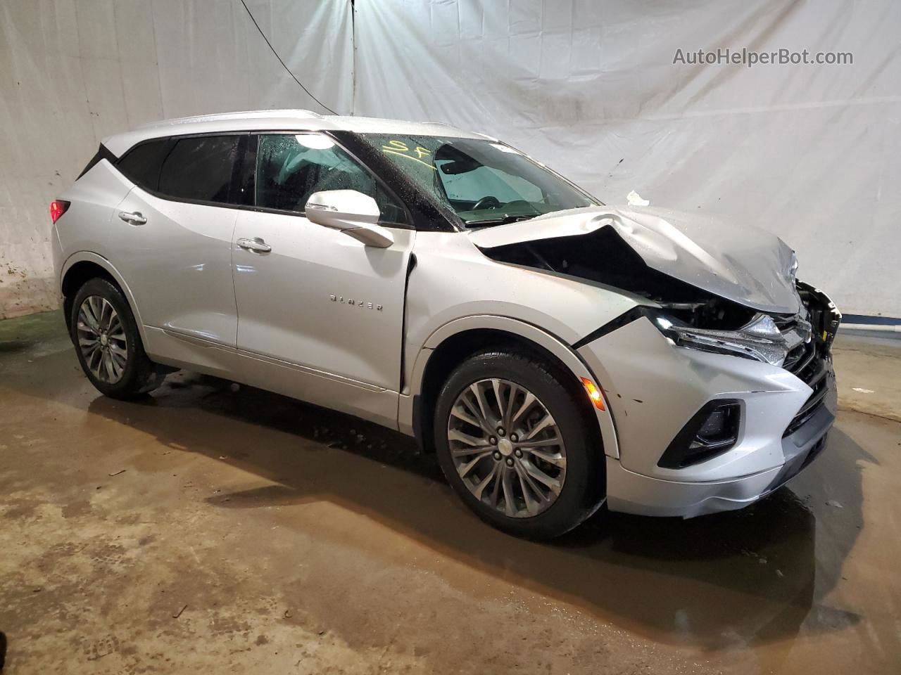 2019 Chevrolet Blazer Premier Silver vin: 3GNKBKRS4KS702375