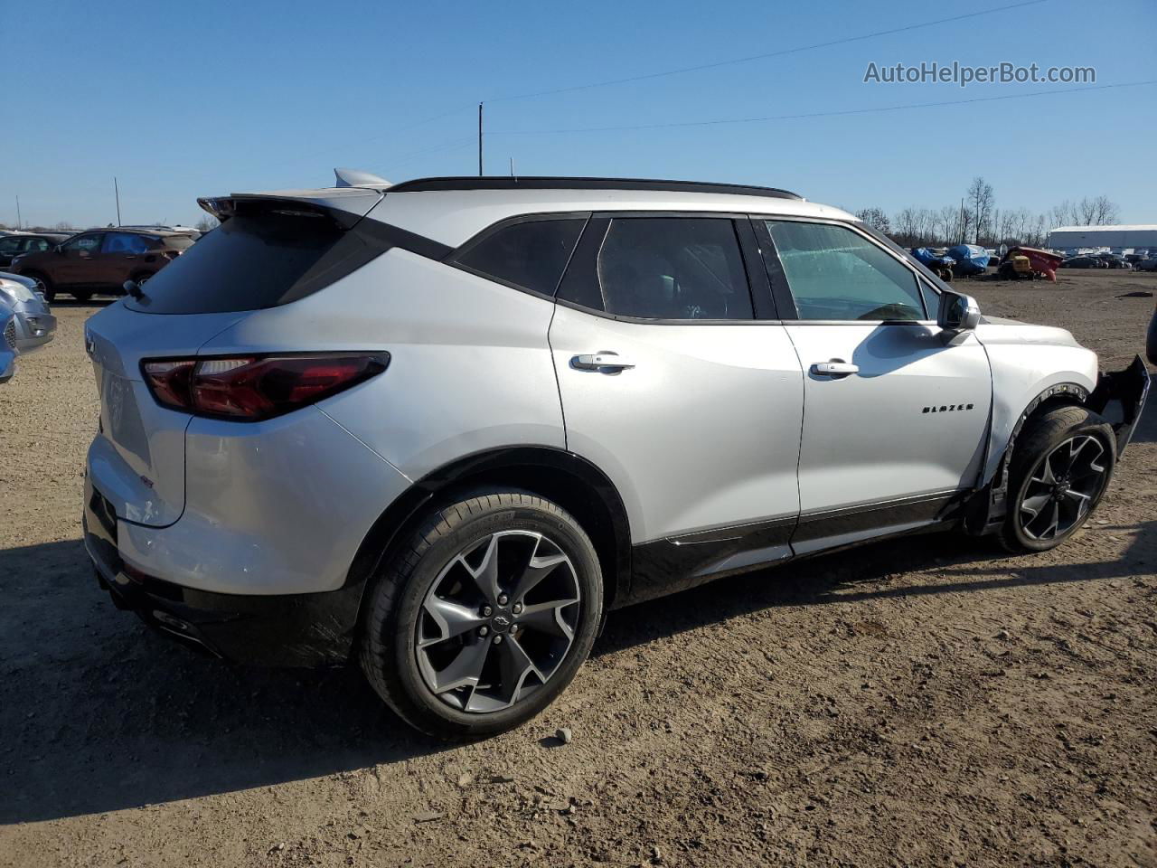 2020 Chevrolet Blazer Rs Silver vin: 3GNKBKRS4LS690956