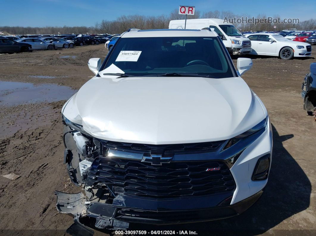 2020 Chevrolet Blazer Awd Rs White vin: 3GNKBKRS7LS623235