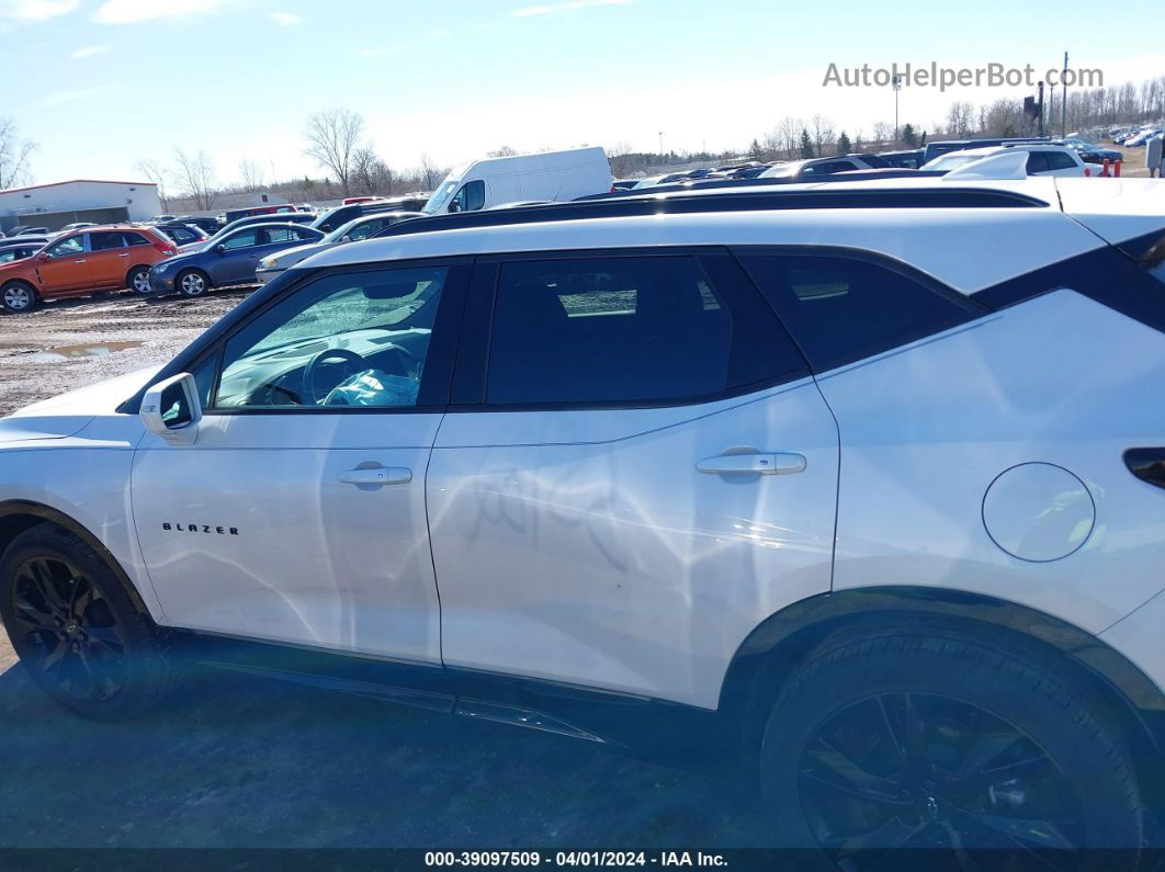 2020 Chevrolet Blazer Awd Rs White vin: 3GNKBKRS7LS623235