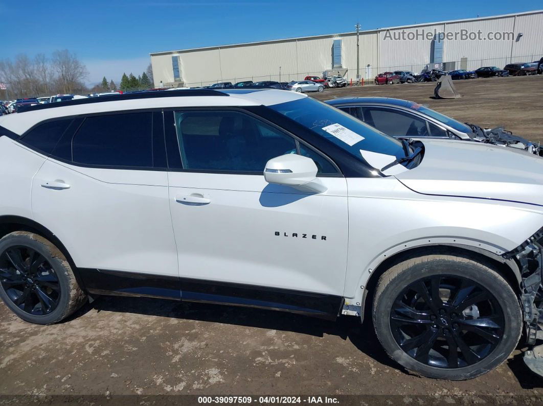 2020 Chevrolet Blazer Awd Rs White vin: 3GNKBKRS7LS623235