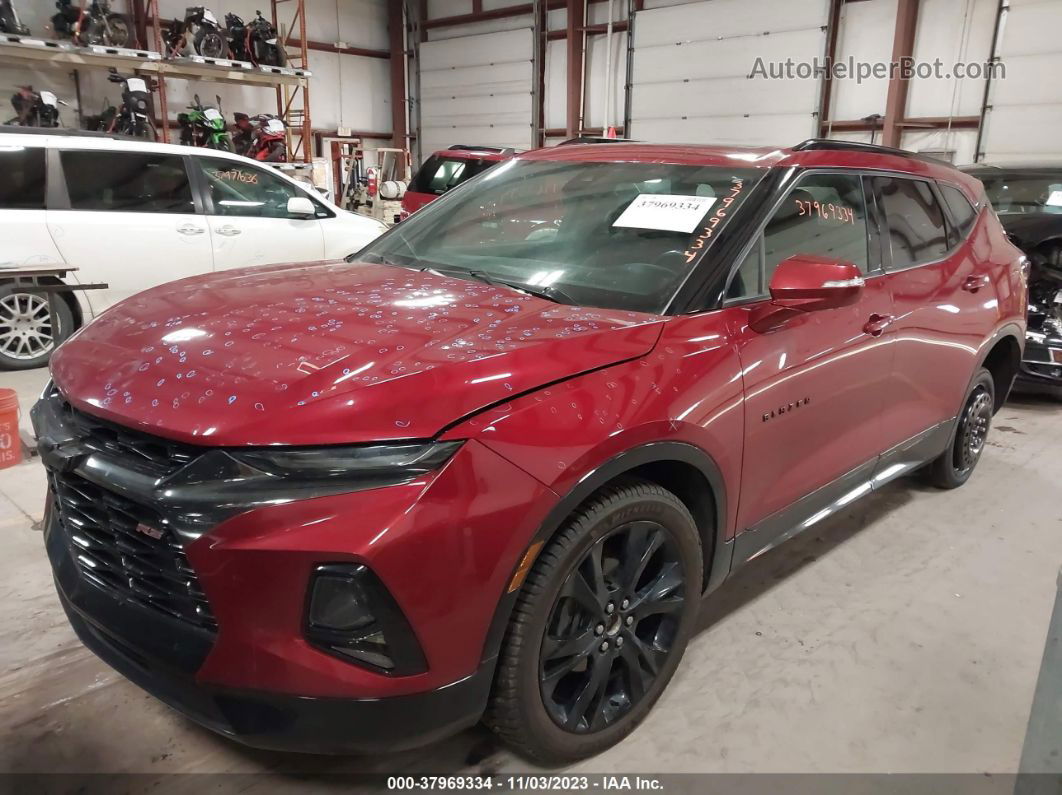 2020 Chevrolet Blazer Awd Rs Red vin: 3GNKBKRS8LS624510