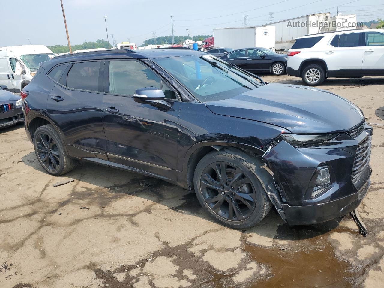 2020 Chevrolet Blazer Rs Black vin: 3GNKBKRS8LS646202