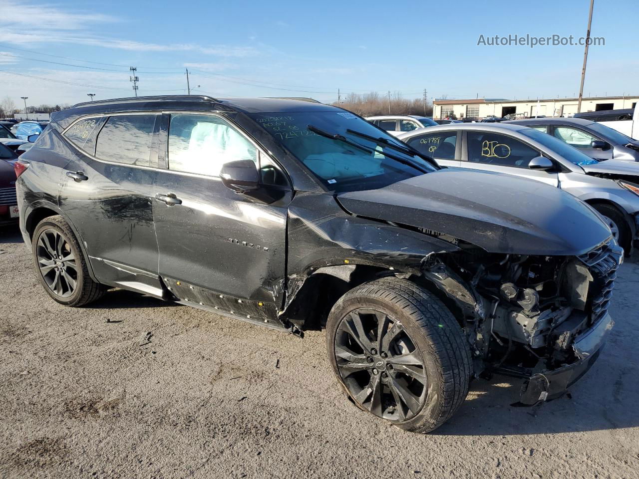 2020 Chevrolet Blazer Rs Black vin: 3GNKBKRS8LS724722