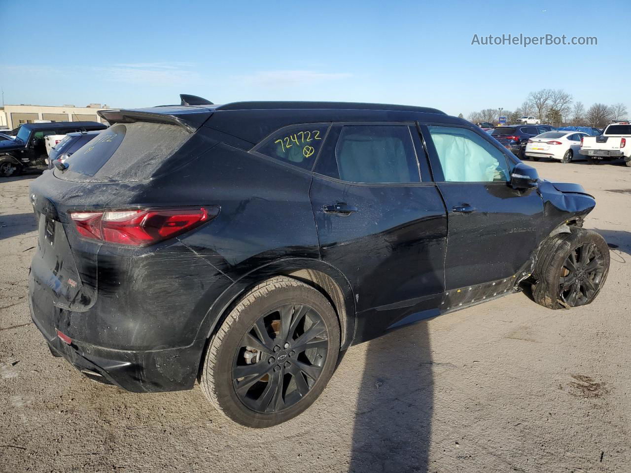 2020 Chevrolet Blazer Rs Black vin: 3GNKBKRS8LS724722