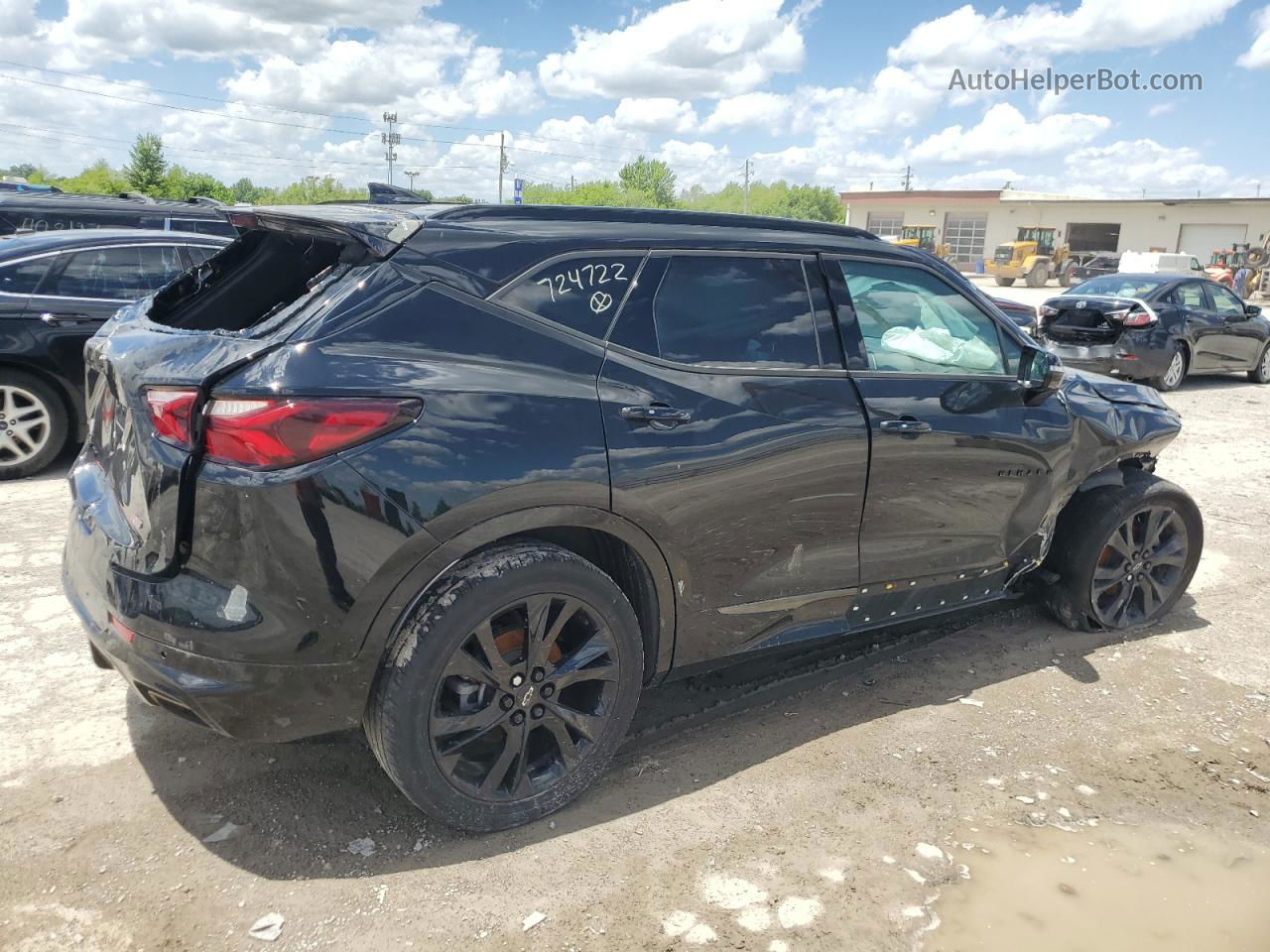 2020 Chevrolet Blazer Rs Black vin: 3GNKBKRS8LS724722