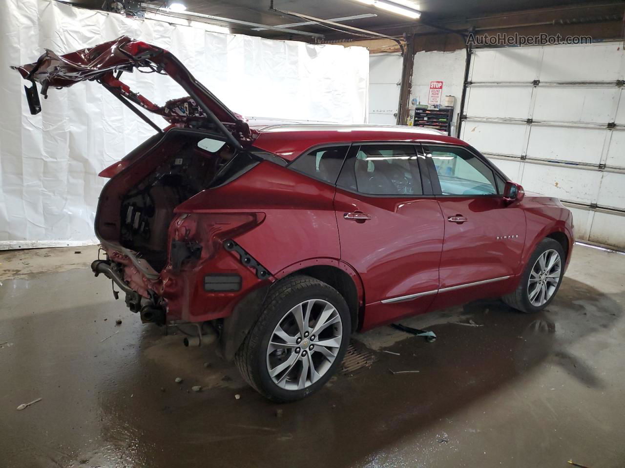 2019 Chevrolet Blazer Premier Red vin: 3GNKBKRS9KS696959