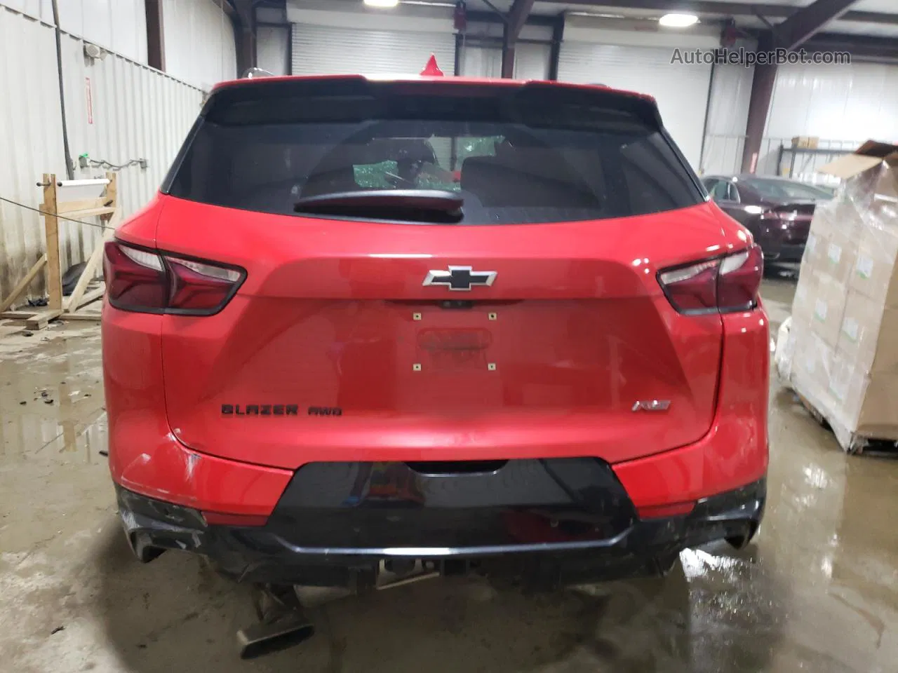 2020 Chevrolet Blazer Rs Red vin: 3GNKBKRS9LS540597