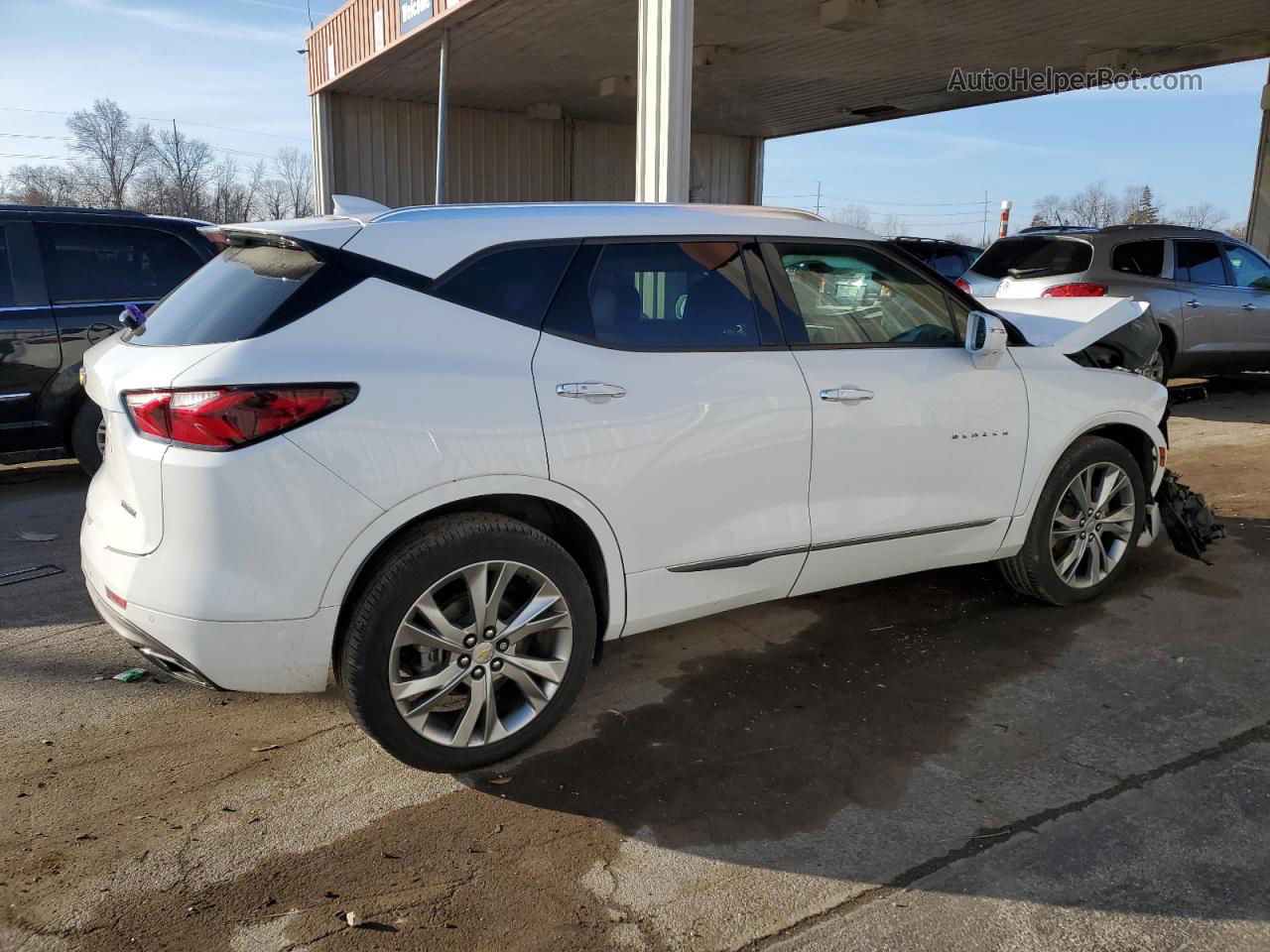 2019 Chevrolet Blazer Premier White vin: 3GNKBKRSXKS621431