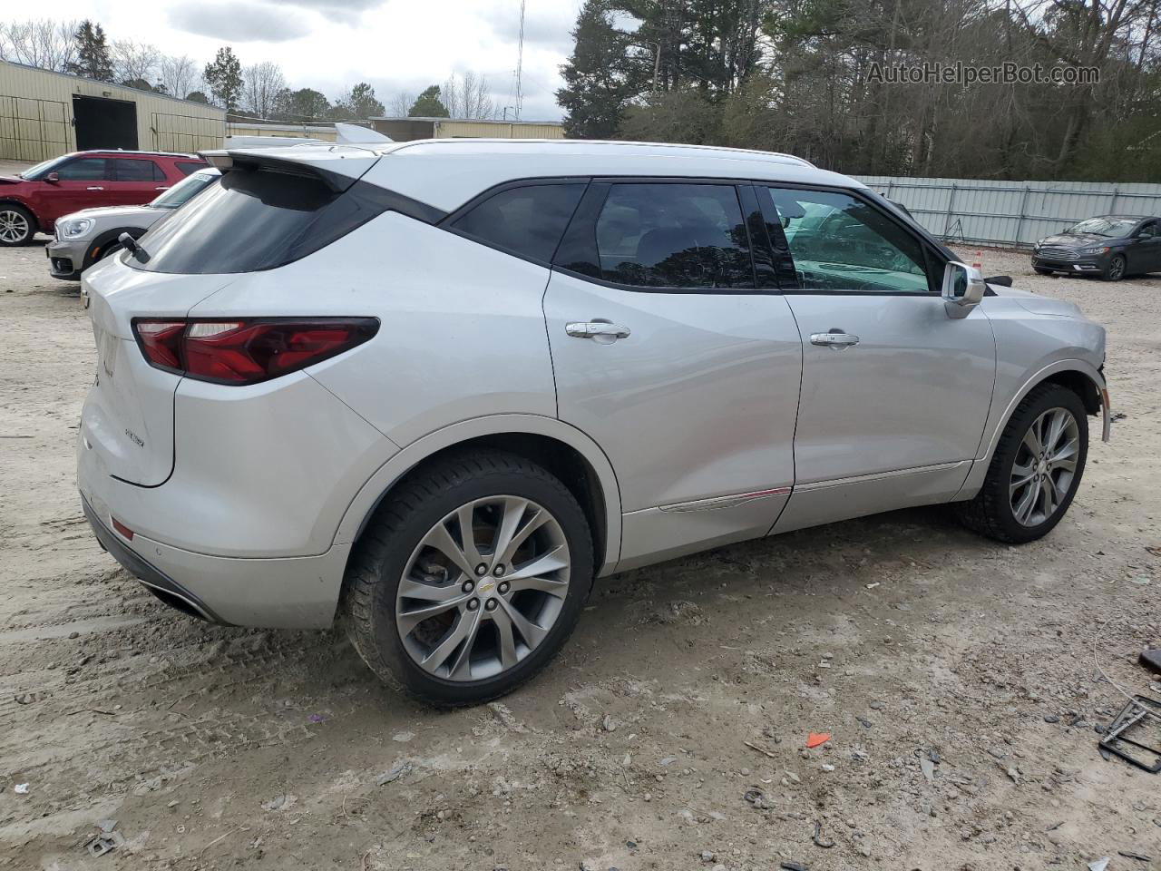 2019 Chevrolet Blazer Premier Silver vin: 3GNKBKRSXKS693844