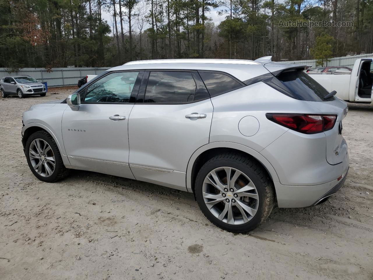 2019 Chevrolet Blazer Premier Silver vin: 3GNKBKRSXKS693844