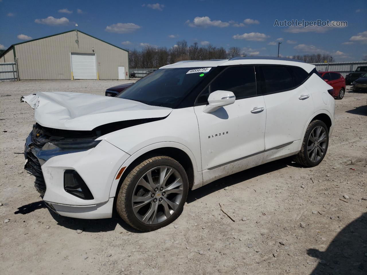 2019 Chevrolet Blazer Premier White vin: 3GNKBKRSXKS695562