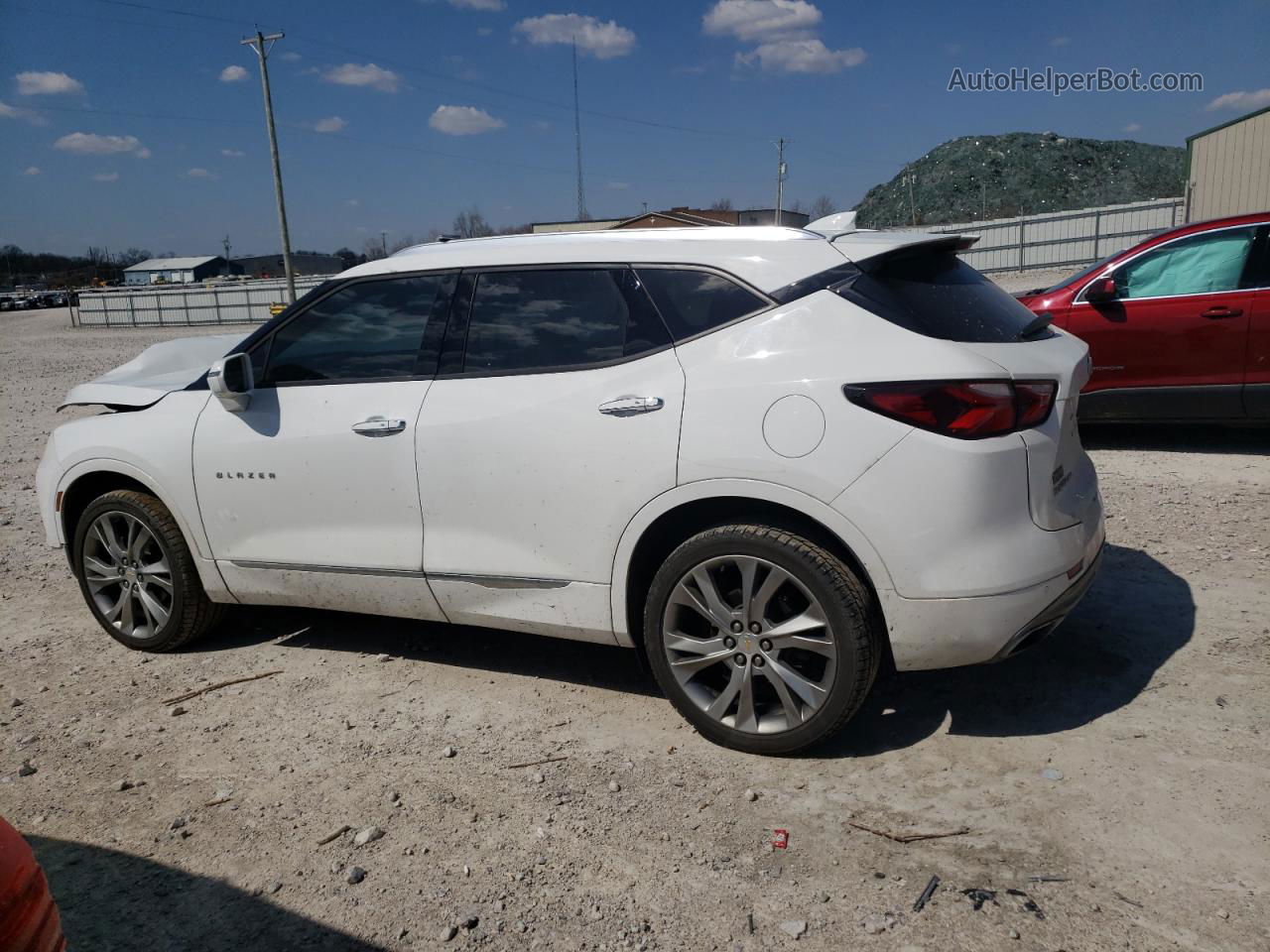 2019 Chevrolet Blazer Premier White vin: 3GNKBKRSXKS695562