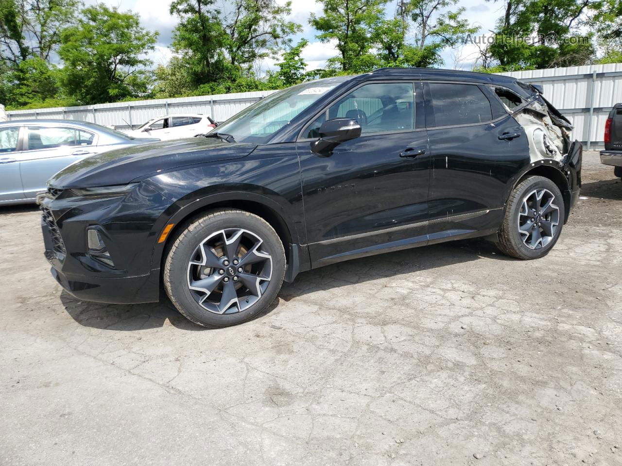 2020 Chevrolet Blazer Rs Black vin: 3GNKBKRSXLS666225