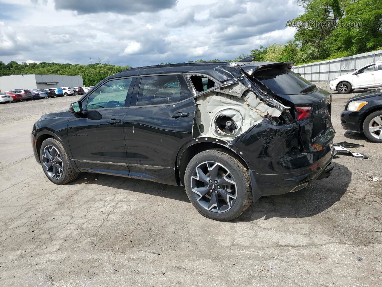 2020 Chevrolet Blazer Rs Black vin: 3GNKBKRSXLS666225