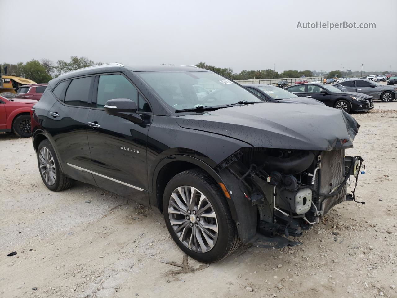 2020 Chevrolet Blazer Premier Черный vin: 3GNKBLRS1LS543290