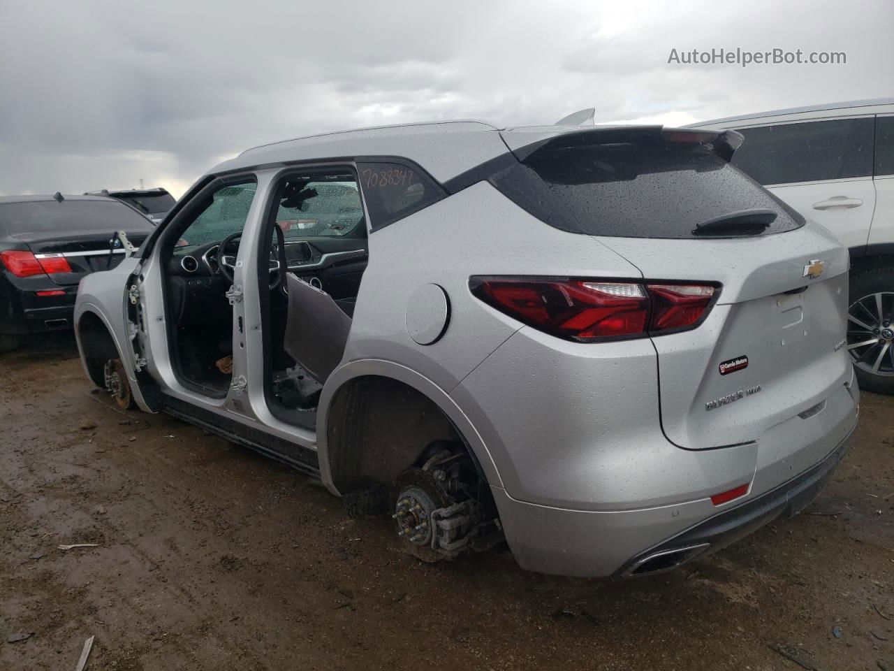 2020 Chevrolet Blazer Premier Silver vin: 3GNKBLRS6LS636323