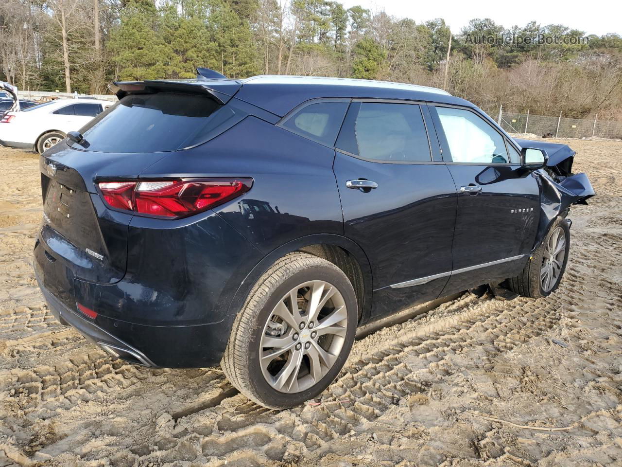 2020 Chevrolet Blazer Premier Синий vin: 3GNKBLRS7LS544170