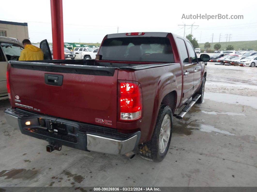 2008 Gmc Sierra 1500 Sle1 Red vin: 3GTEC13018G237893