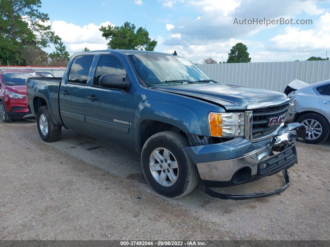 2008 Gmc Sierra 1500 Sl Blue vin: 3GTEC13C08G123149