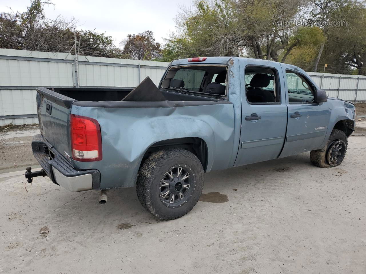 2008 Gmc Sierra C1500 Blue vin: 3GTEC13C18G295058