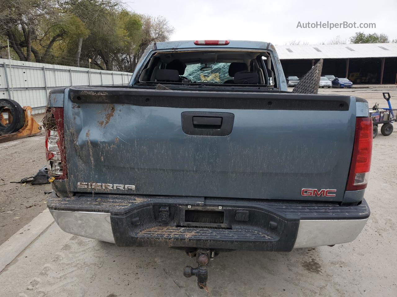 2008 Gmc Sierra C1500 Blue vin: 3GTEC13C18G295058