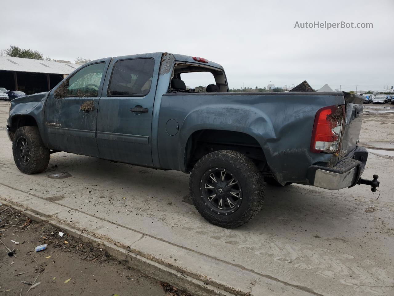 2008 Gmc Sierra C1500 Blue vin: 3GTEC13C18G295058