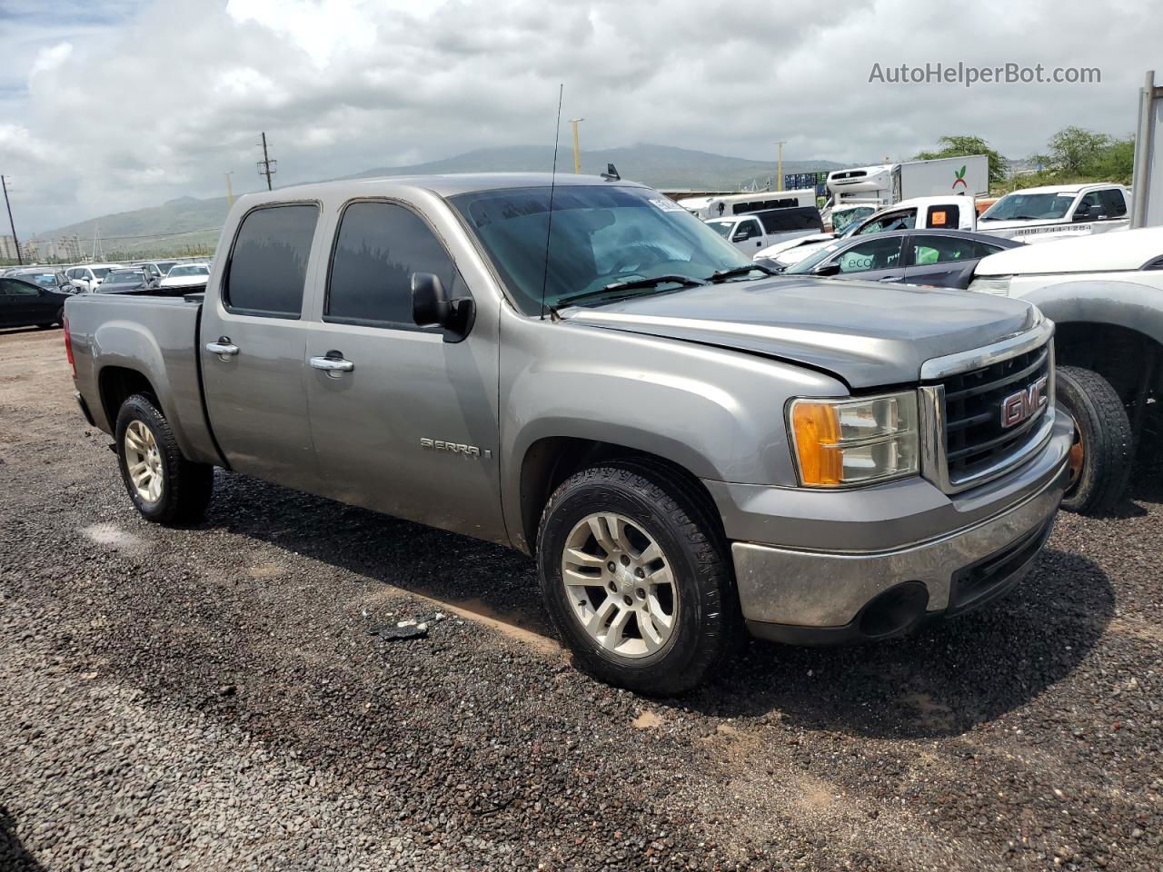 2008 Gmc Sierra C1500 Gray vin: 3GTEC13C28G104893