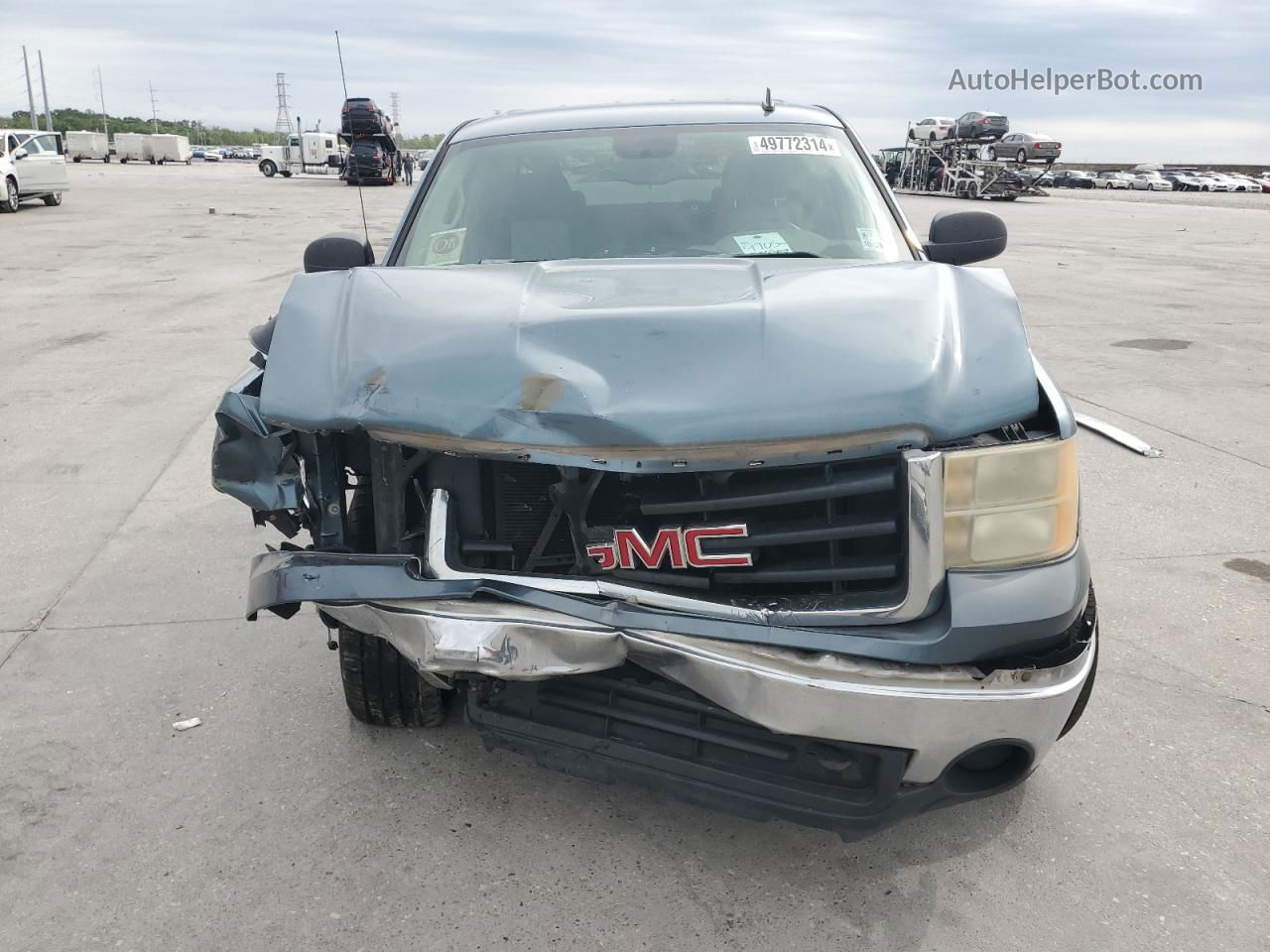 2008 Gmc Sierra C1500 Blue vin: 3GTEC13C68G202437