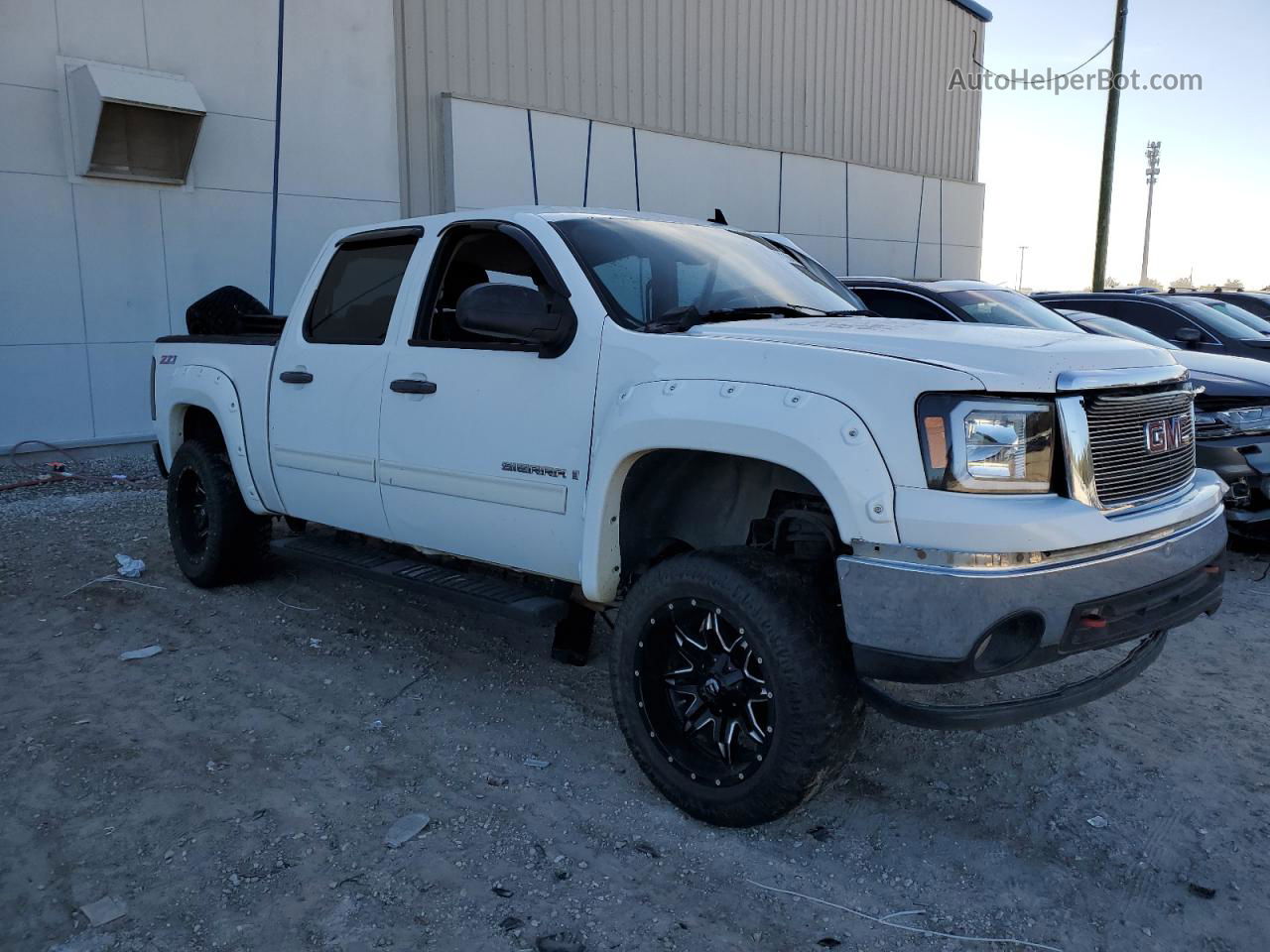 2008 Gmc Sierra C1500 White vin: 3GTEC13J58G217588