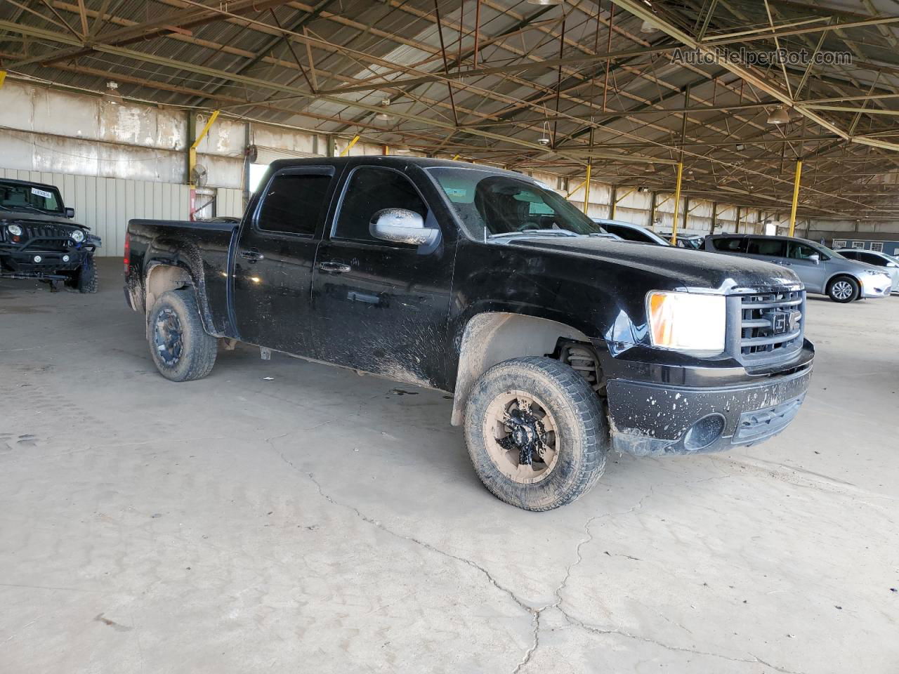 2008 Gmc Sierra K1500 Black vin: 3GTEK13338G298658