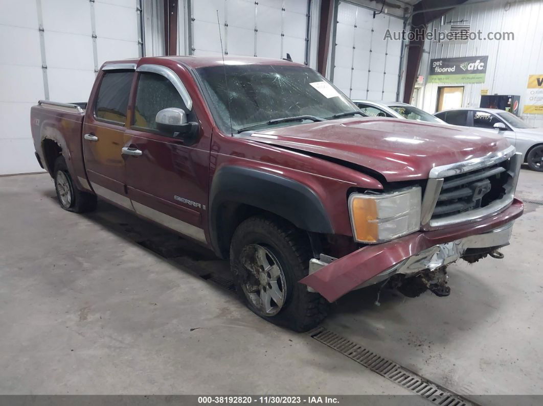 2008 Gmc Sierra 1500 Slt Maroon vin: 3GTEK13358G249994