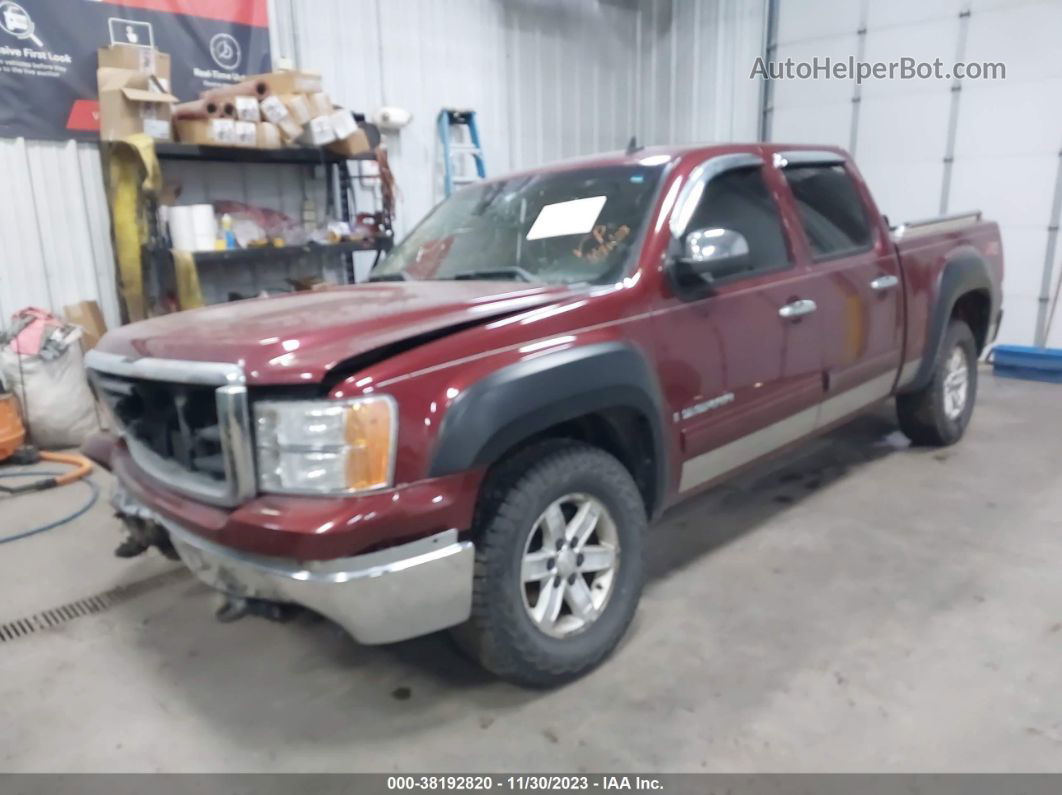 2008 Gmc Sierra 1500 Slt Maroon vin: 3GTEK13358G249994