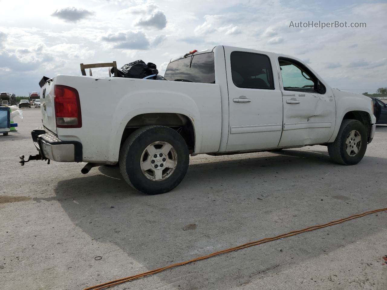 2008 Gmc Sierra K1500 White vin: 3GTEK13368G113454