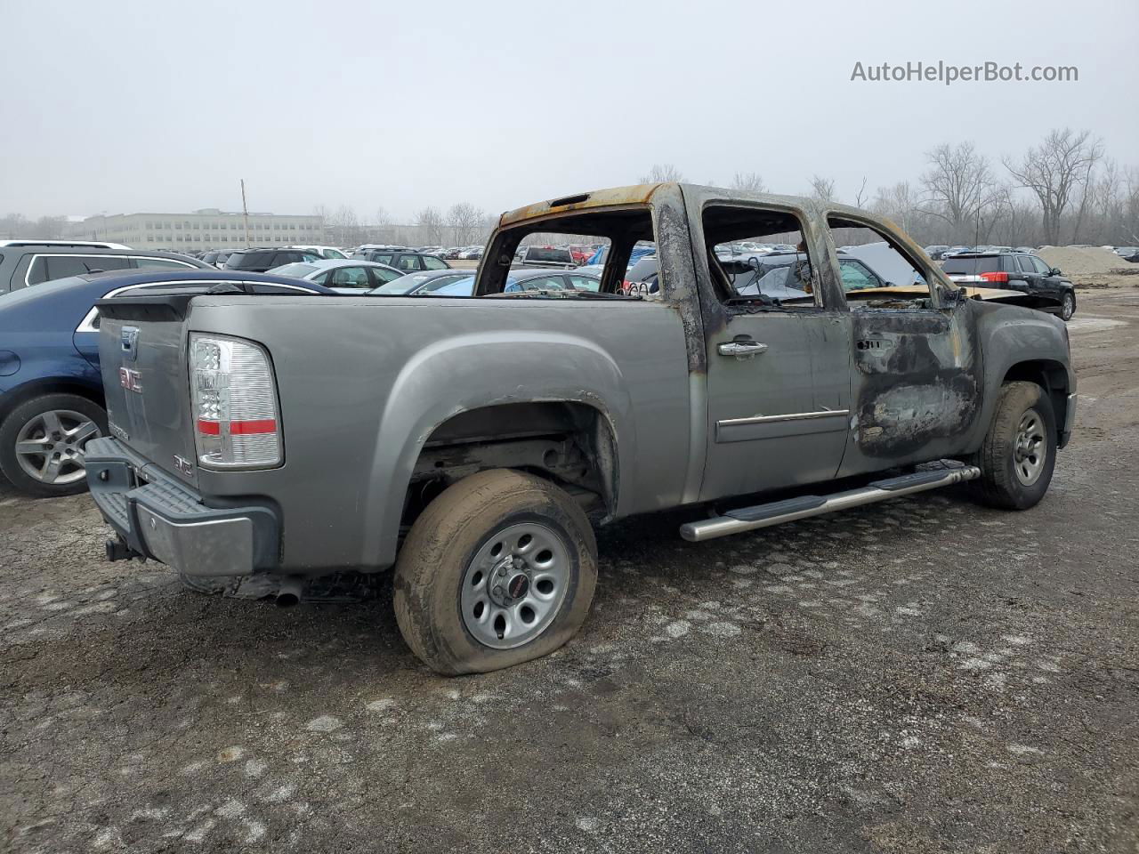 2008 Gmc Sierra K1500 Gray vin: 3GTEK13368G270594