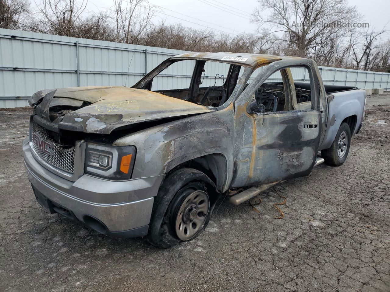 2008 Gmc Sierra K1500 Gray vin: 3GTEK13368G270594