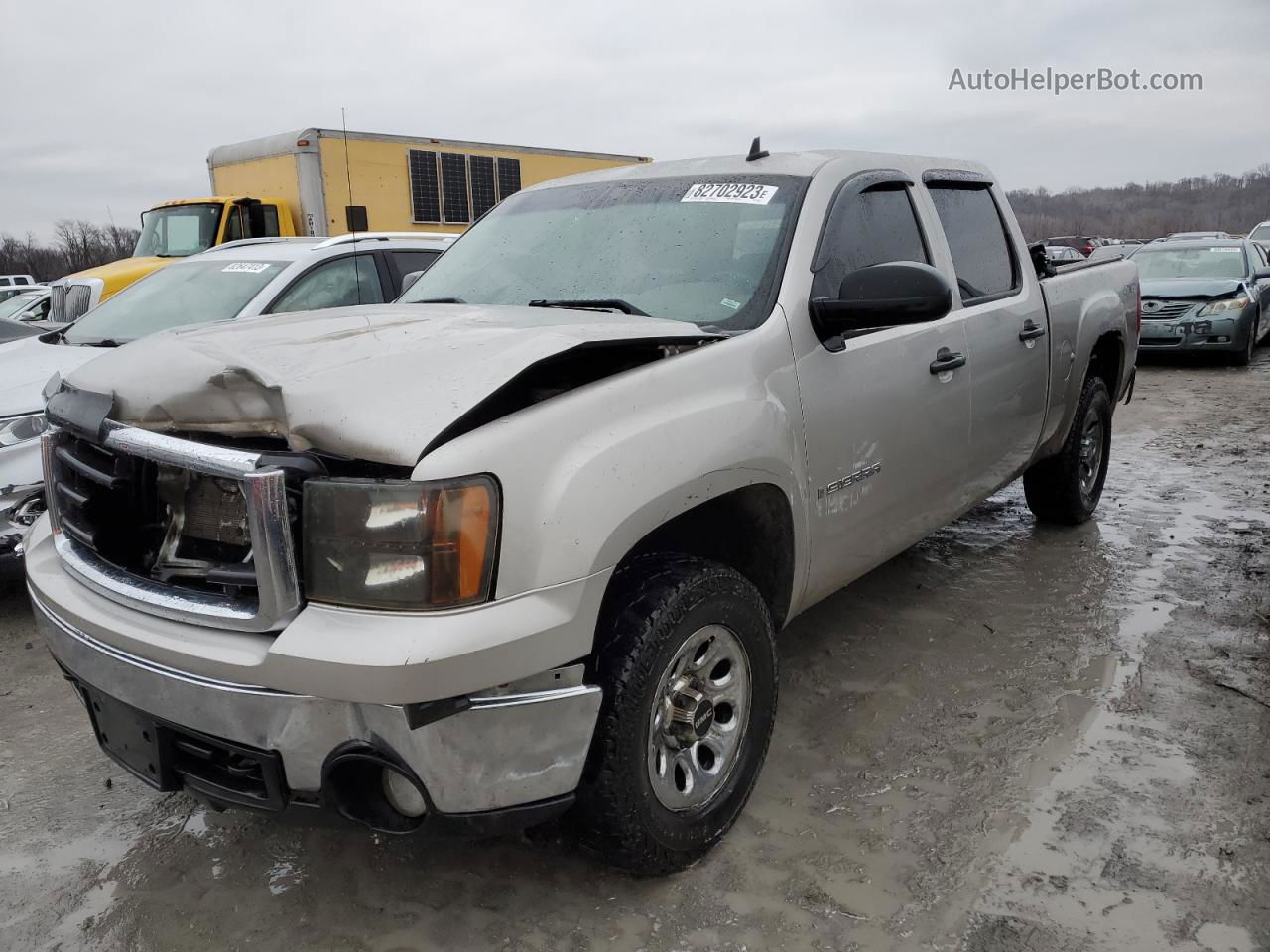 2008 Gmc Sierra K1500 Silver vin: 3GTEK13C98G314832