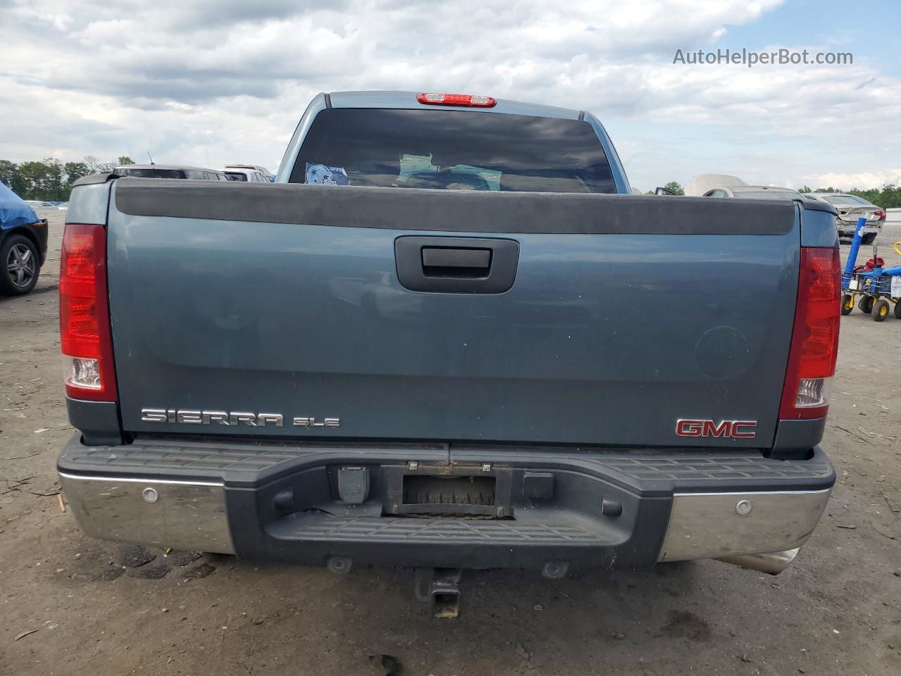 2008 Gmc Sierra K1500 Blue vin: 3GTEK13J08G246550