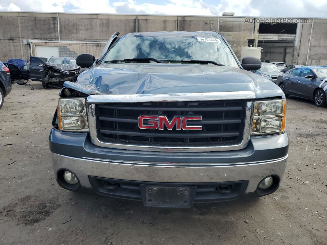 2008 Gmc Sierra K1500 Blue vin: 3GTEK13J08G246550