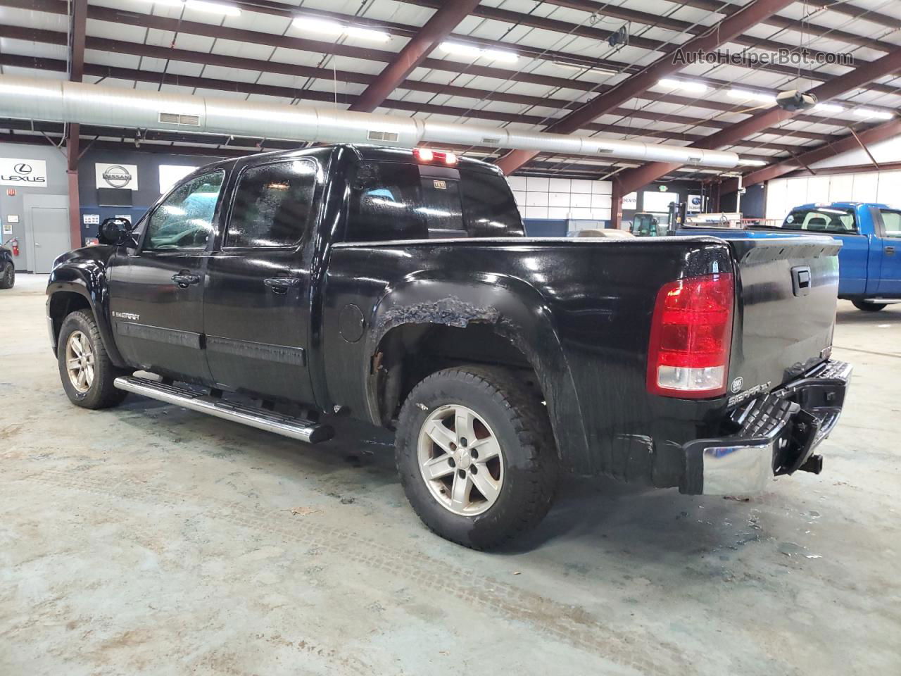 2008 Gmc Sierra K1500 Black vin: 3GTEK13J38G234733