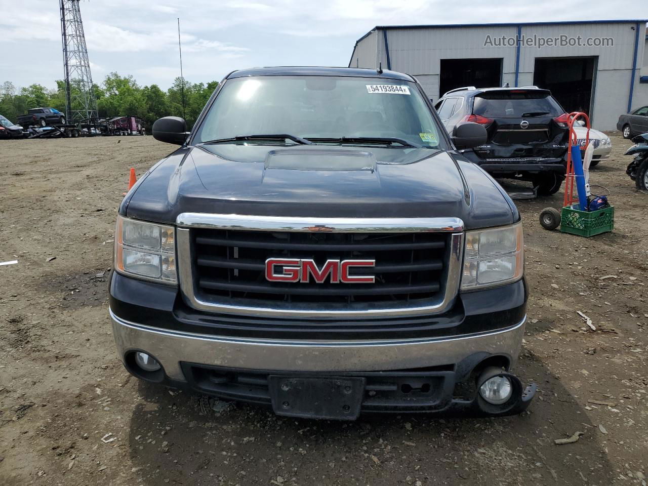 2008 Gmc Sierra K1500 Black vin: 3GTEK13J58G244356