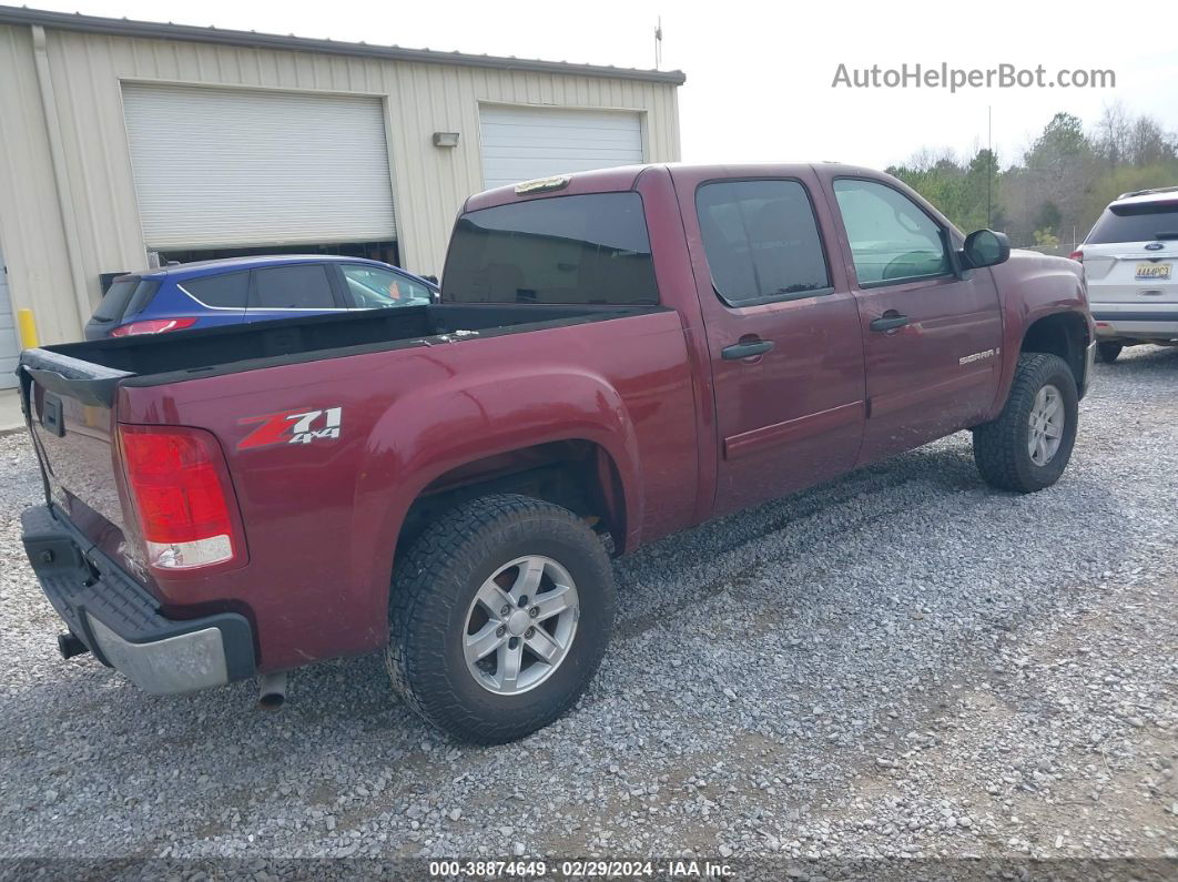 2008 Gmc Sierra 1500 Sle1 Red vin: 3GTEK13JX8G293228