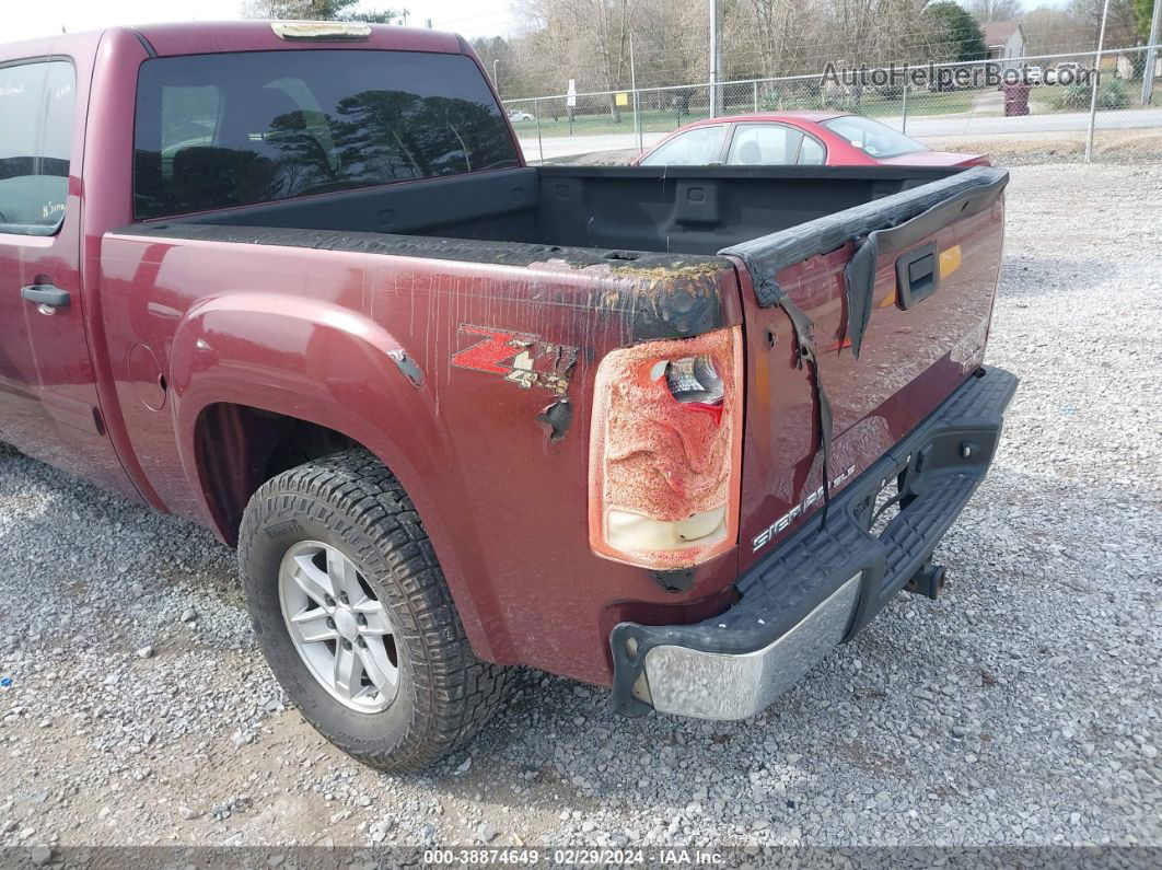 2008 Gmc Sierra 1500 Sle1 Red vin: 3GTEK13JX8G293228