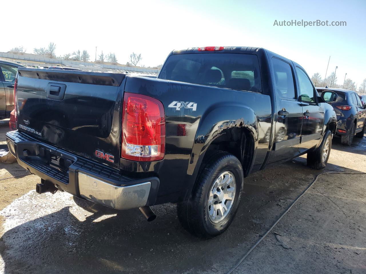 2008 Gmc Sierra K1500 Черный vin: 3GTEK13M18G125391