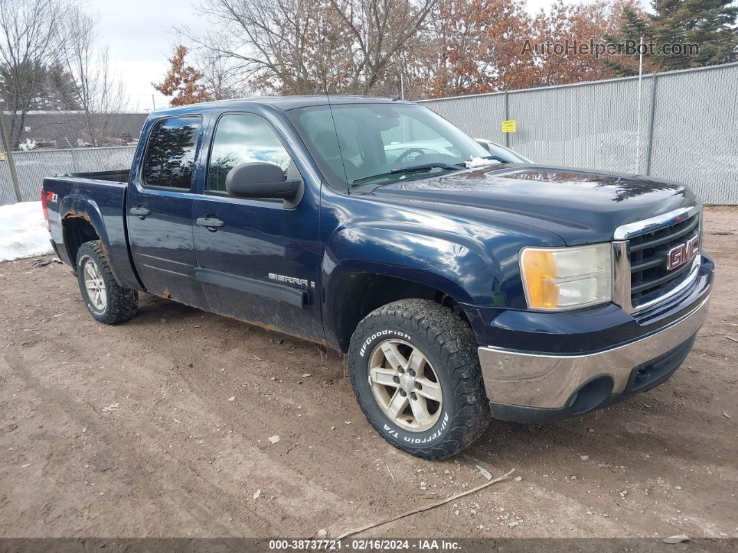 2007 Gmc Sierra 1500 Sle1 Dark Blue vin: 3GTEK13M37G549377